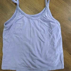 ARQ Periwinkle crop tank